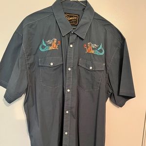 Howler Brothers Mutations Laboratory - Mermaid gaucho shirt - XL